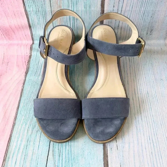 Cole Haan strappy sandals block heel - Picture 10 of 12